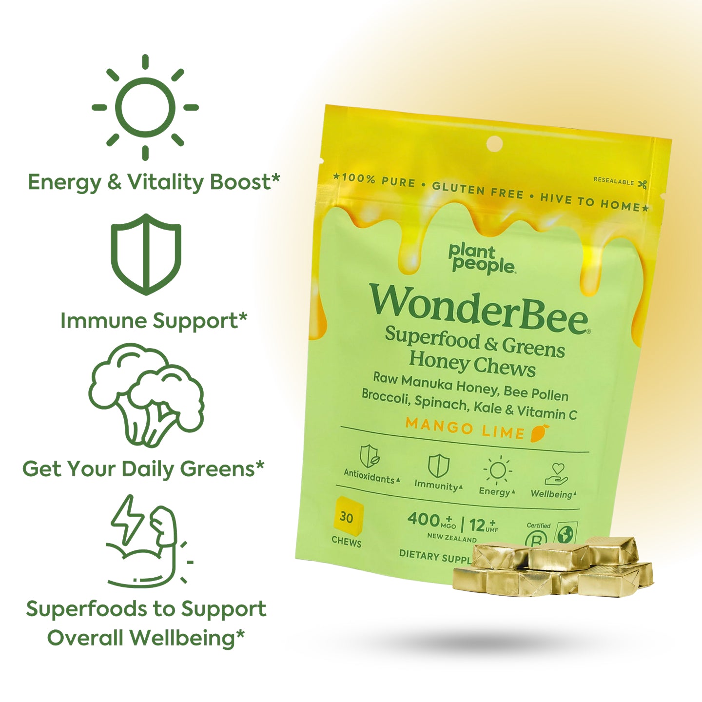 WonderBee + Greens Chews