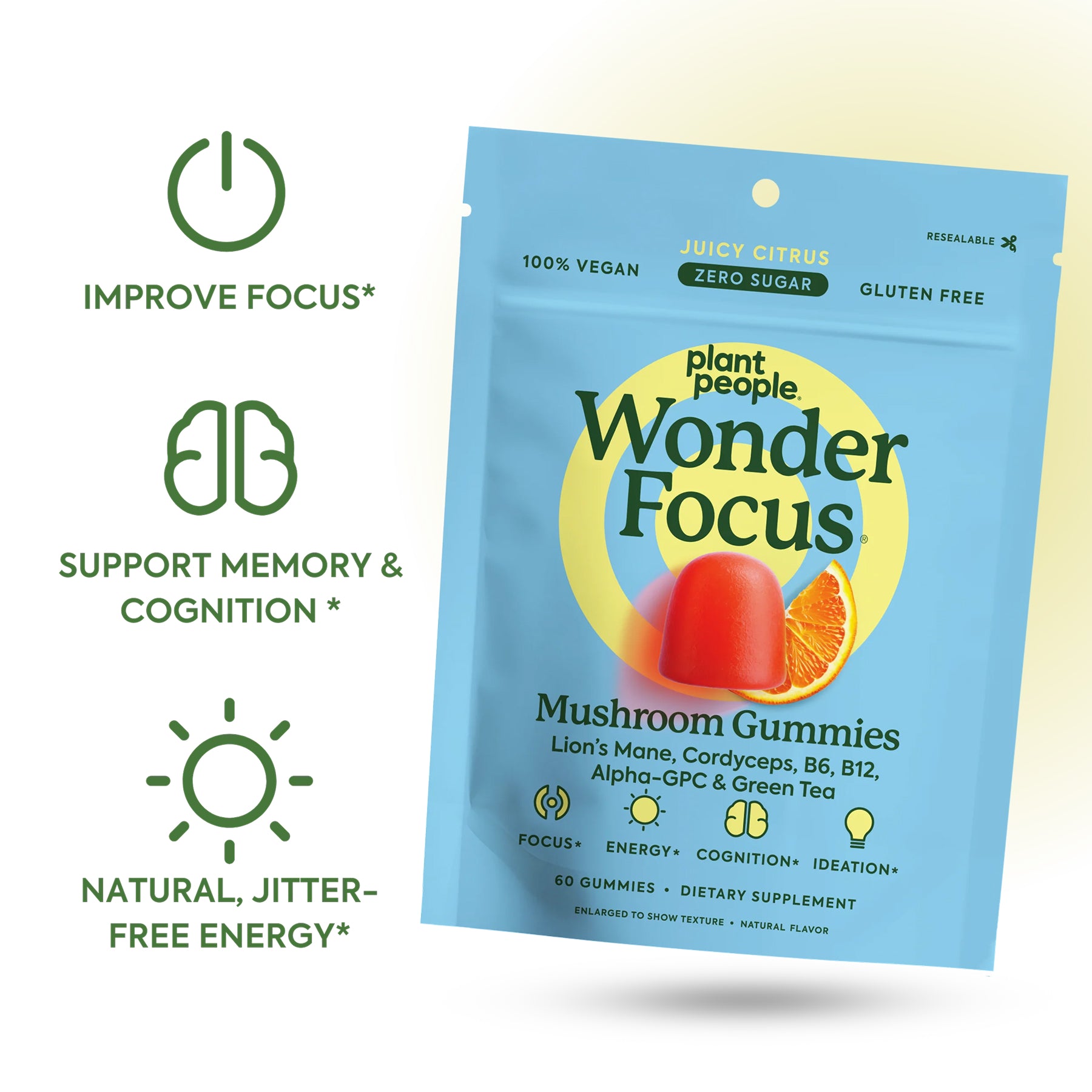 WonderFocus Mushroom Gummies